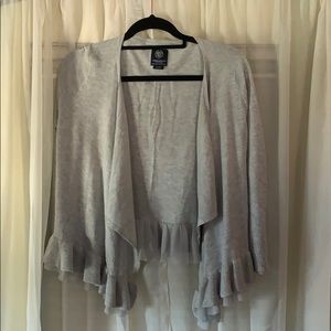 American Eagle Grey Open Cardigan